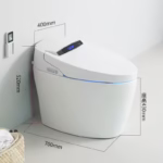 Intelligent White Toilet Bowl Automatic Sensor